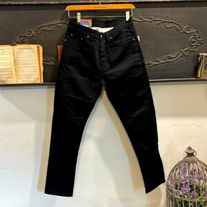 Acne Studios Women’s Black Button-Fly Jeans, Size 28x32, Like New